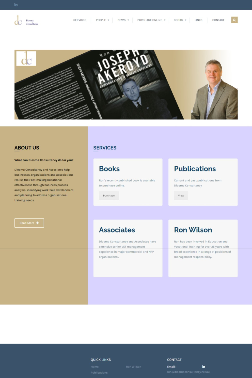 Diosma Consultancy website