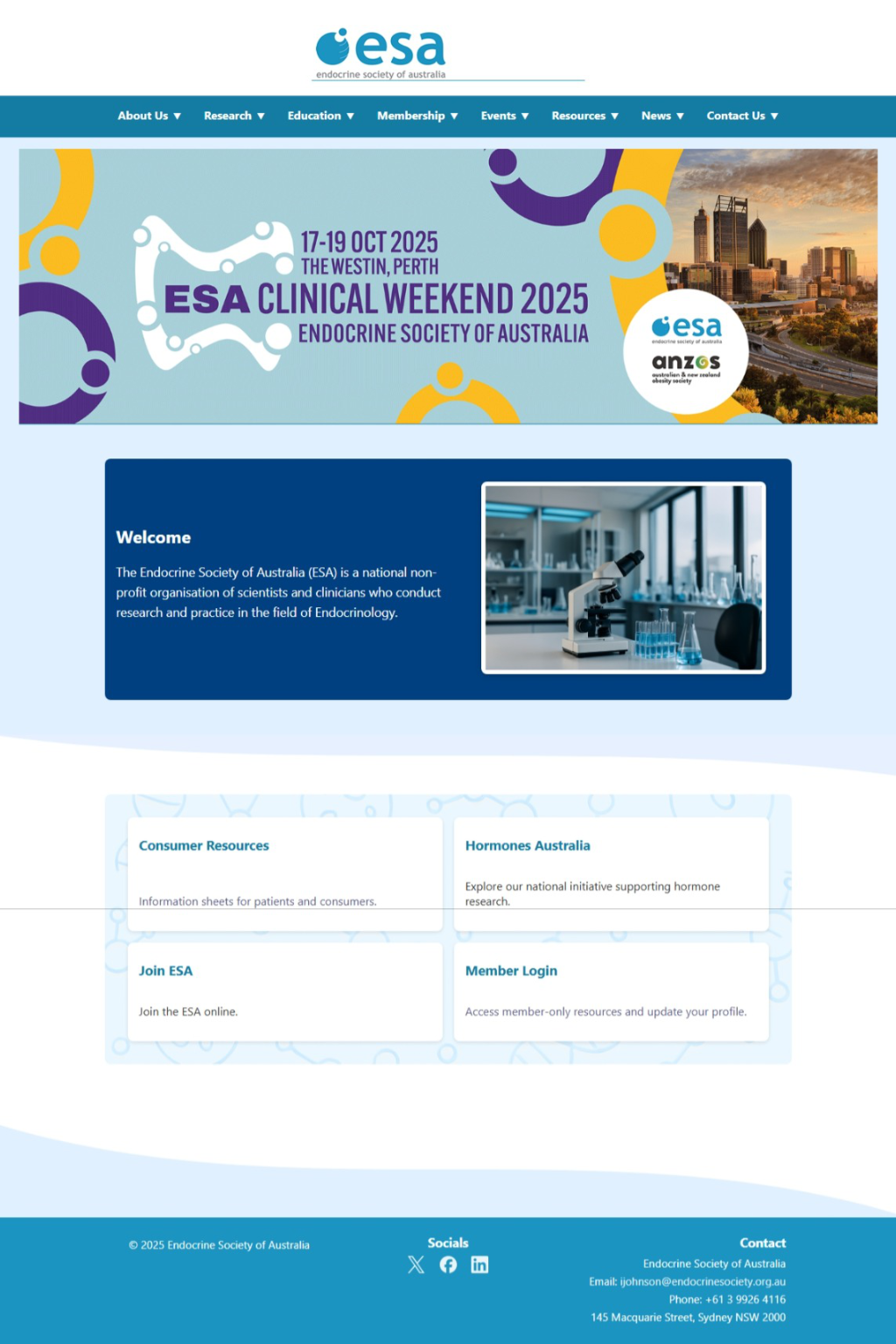 Endocrine Society of Australia website